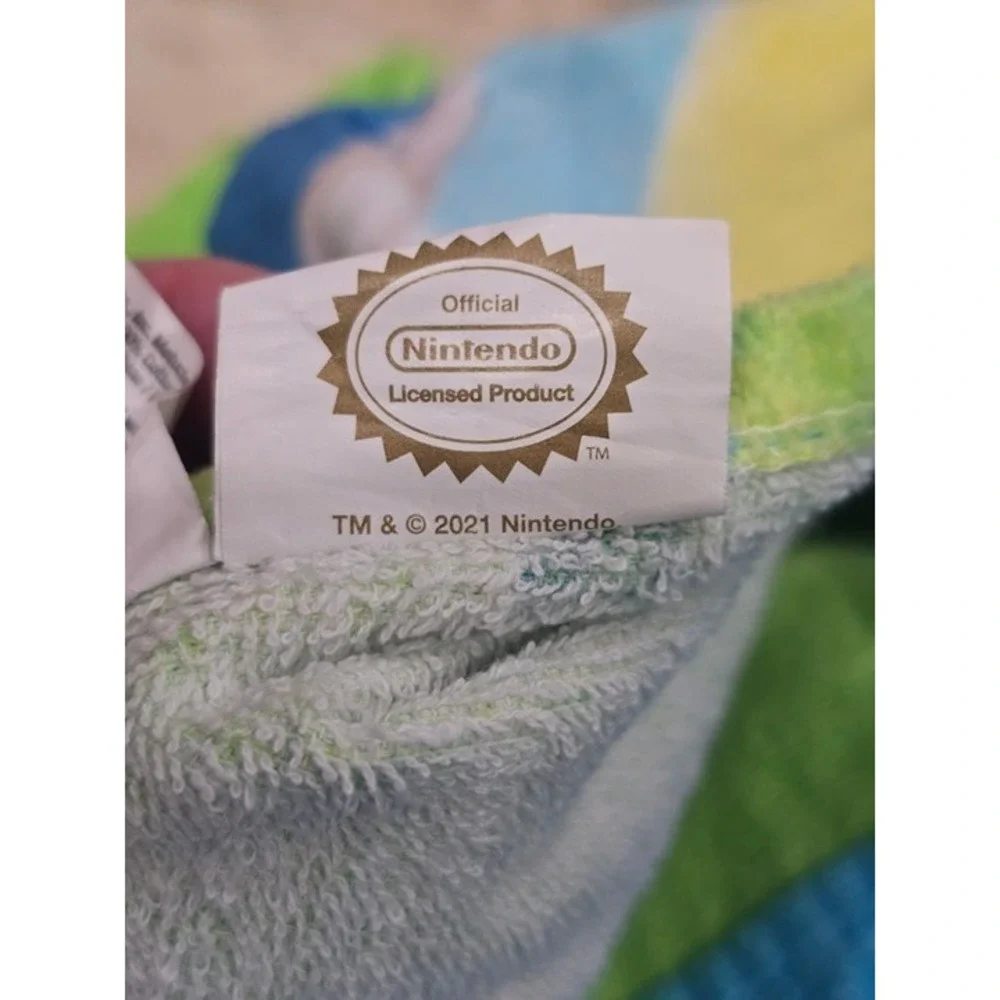 Nintendo Super Mario Yoshi Kid's Hooded Towel Wrap Mario Luigi‎
